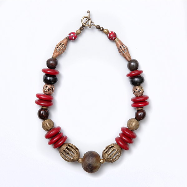 Gorgeous Gorgeous 1 - Ghana Glass & Red Amber